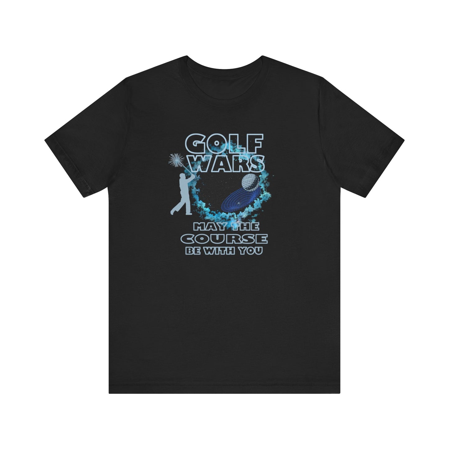 Golf Wars Unisex Jersey Tee, Fun Golf T-Shirt, Unique Golf Gift, Sports Enthusiast Apparel, Casual Summer Wear, Gift for Golf Lovers
