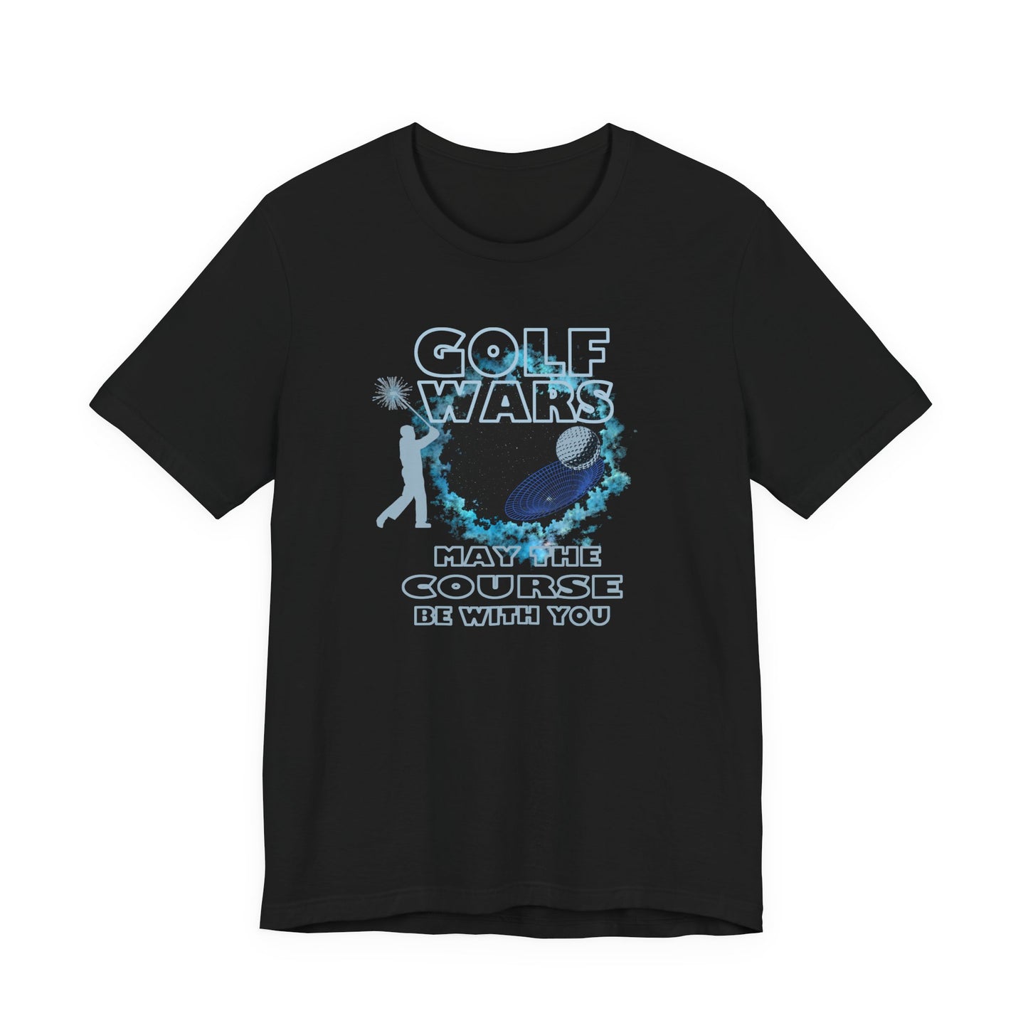 Golf Wars Unisex Jersey Tee, Fun Golf T-Shirt, Unique Golf Gift, Sports Enthusiast Apparel, Casual Summer Wear, Gift for Golf Lovers