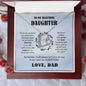 To My Beautiful Daughter - Blessing - Forever Love Necklace From Dad