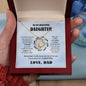 To My Beautiful Daughter - Blessing - Forever Love Necklace From Dad