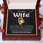 To My Lovely Wife - Best Life Partner - Forever Love Necklace