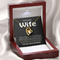 To My Lovely Wife - Best Life Partner - Forever Love Necklace
