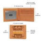 Funny Beer Lover Leather Wallet Gift For A Beer Drinker