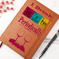 Funny Wine Lover Leather Journal Gift For Wine Drinker