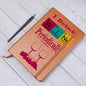 Funny Wine Lover Leather Journal Gift For Wine Drinker