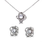 Gift For Mother in Law From Bride or Groom Love Knot Necklace and Earring Gift Set