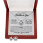 Gift For Mother in Law From Bride or Groom Love Knot Necklace and Earring Gift Set