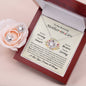 Gift For Bonus Mom Mother in Law From Son in Law or Daughter in Law Love Knot Necklace & Earring Set