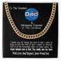 Great Gift For Dad From Son Aerospace Engineer Cuban Link Chain Dad Gift