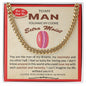 To My Man Cuban Link Chain you Make My Cookie Extra Moist