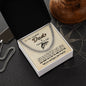 Unique Gift For Dad From Son Fisherman Cuban Link Chain Dad Gift