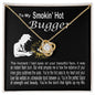 Beautiful Welder's Gift To A Soulmate Emotion Triggering Love Knot Necklace Gift