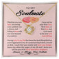 To My Soulmate I Want To Be Your Last Everything Love Knot Necklace Gift