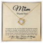 Gift For Mom From Daughter Or Son Love Knot Necklace