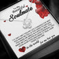 To My Beautiful Soulmate You Have Changed My Life Love Knot Necklace