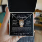 Gift For Daughter From Proud Dad Love Knot Necklace Lion And Cub