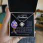 To My Amazing Soulmate February Birth Month Flower Love Knot Necklace