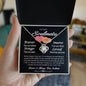 To My Soulmate: I Love You Forever Love Knot Necklace