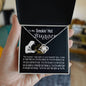 Beautiful Welder's Gift To A Soulmate Emotion Triggering Love Knot Necklace Gift