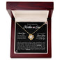 WEDDING GIFT FOR AWESOME MOTHER-IN-LAW FROM BRIDE OR GROOM LOVE KNOT NECKLACE