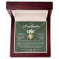 To My Soulmate You're My #1 Draft Pick You're The Best Thing Love Knot Necklace Love Gift