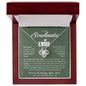 To My Soulmate You're My #1 Draft Pick You're The Best Thing Love Knot Necklace Love Gift