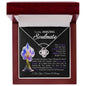 To My Amazing Soulmate February Birth Month Flower Love Knot Necklace