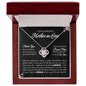 WEDDING GIFT FOR AWESOME MOTHER-IN-LAW FROM BRIDE OR GROOM LOVE KNOT NECKLACE
