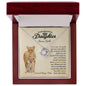 To My Beautiful Daughter I Will Always Have Your Back Personalized Love Knot Gift