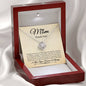 Gift For Mom From Daughter Or Son Love Knot Necklace