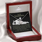 To My Soulmate I'll Love You To The Ends Of The Earth And Back Love Knot Necklace