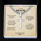 To My Man Cuban Link Cross Chain You Are The One I Want To Be With