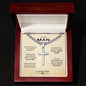 To My Man Cuban Link Cross Chain You Are The One I Want To Be With