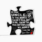 Gift For Uncle From Niece Acrylic Puzzle Piece