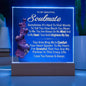 To My Beautiful Soulmate I Love You Forever & Always Acrylic Nightlight