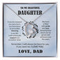To My Beautiful Daughter - Blessing - Forever Love Necklace From Dad