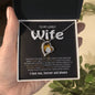 To My Lovely Wife - Best Life Partner - Forever Love Necklace