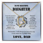 To My Beautiful Daughter - Blessing - Forever Love Necklace From Dad