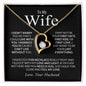 To My Wife – Love Heart Necklace – Your Last Everything