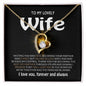 To My Lovely Wife - Best Life Partner - Forever Love Necklace