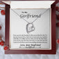 Gift For Girlfriend From Boyfriend Forever Love Necklace Gift