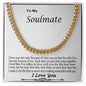 Soulmate Gift Male Cuban Chain Link Gift For Soulmate