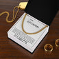 Bride To Groom Gift Cuban Link Chain Gift For Groom Honeymoon Gift