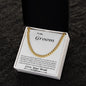 Bride To Groom Gift Cuban Link Chain Gift For Groom Honeymoon Gift