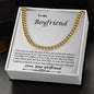 Gift For Boyfriend From Girlfriend Cuban Link Chain Boyfriend Gift