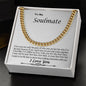 Soulmate Gift Male Cuban Chain Link Gift For Soulmate