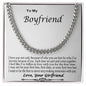 Gift For Boyfriend From Girlfriend Cuban Link Chain Boyfriend Gift