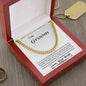 Bride To Groom Gift Cuban Link Chain Gift For Groom Honeymoon Gift