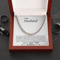 Gift for Husband From Wife Cuban Link Chain Husband Gift