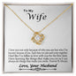 Gift For Wife Love Knot Necklace Wife Gift